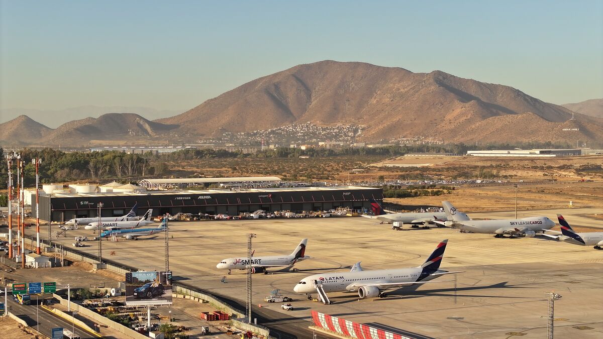 La compagnie Latam à l'aéroport de Santiago du Chili