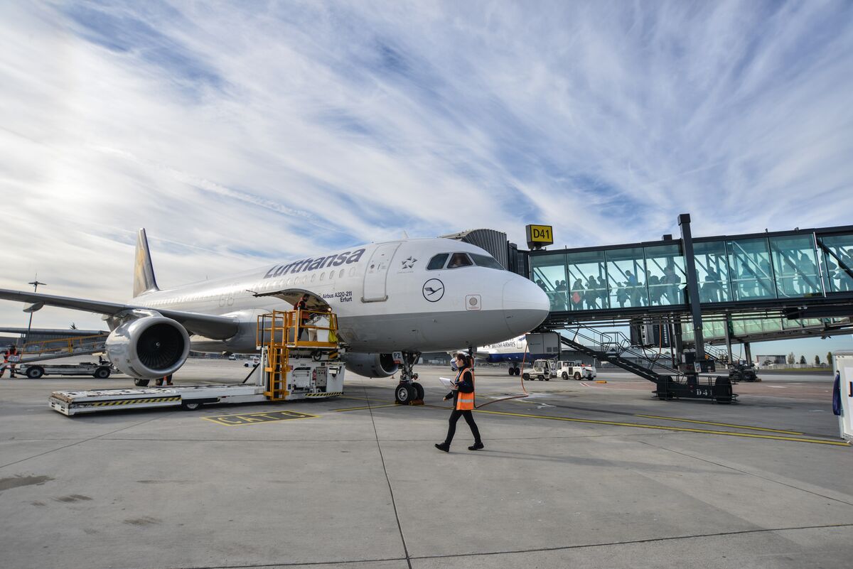 Compagnie Lufthansa à l'aéroport Lyon-Saint Exupéry