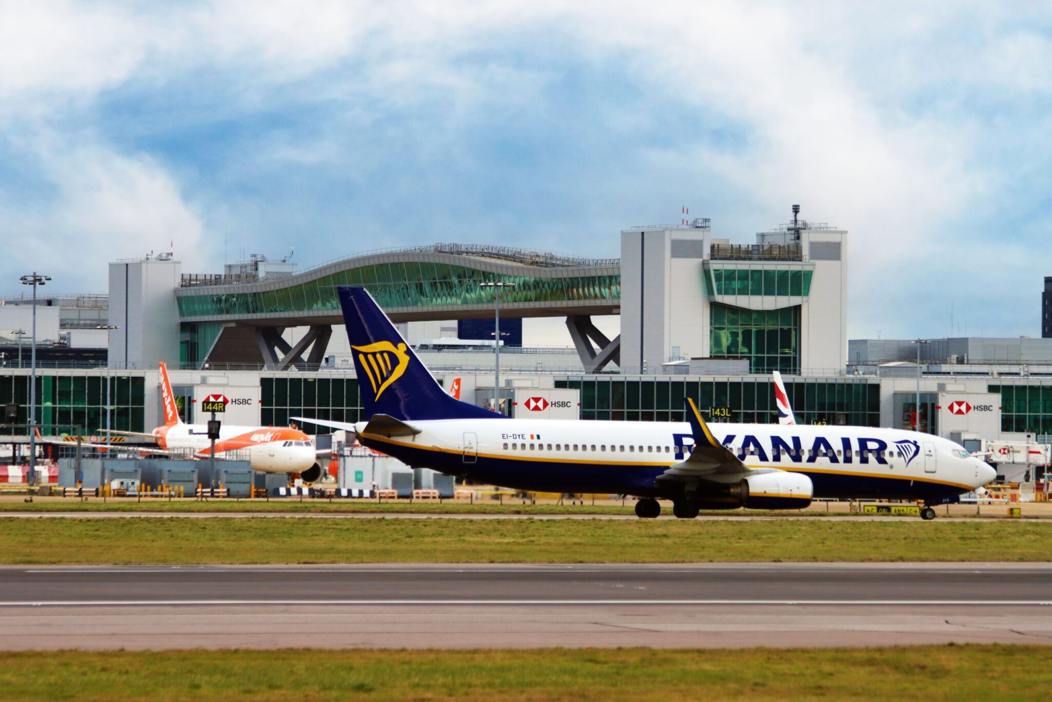 Ryanair et easyJet à Londres Gatwick
