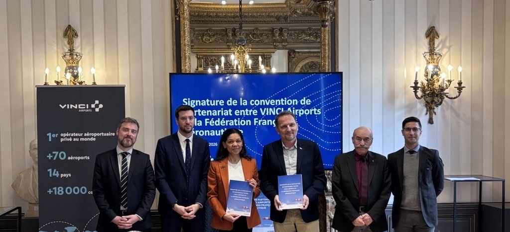 VINCI Airports et la Fédération Française Aéronautique renouvellent leur partenariat pour trois ans