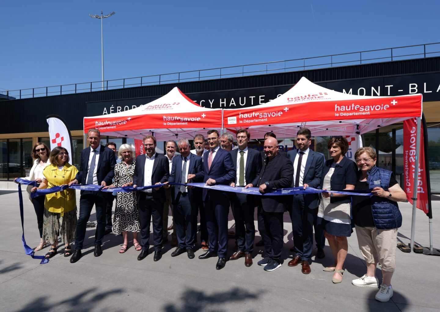 Inauguration of the Annecy Haute-Savoie Mont-Blanc airport new terminal